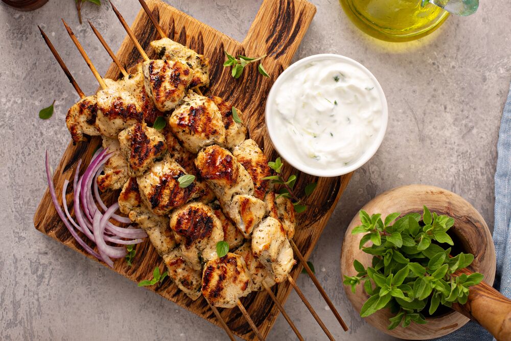 Souvlaki for mamma mia party