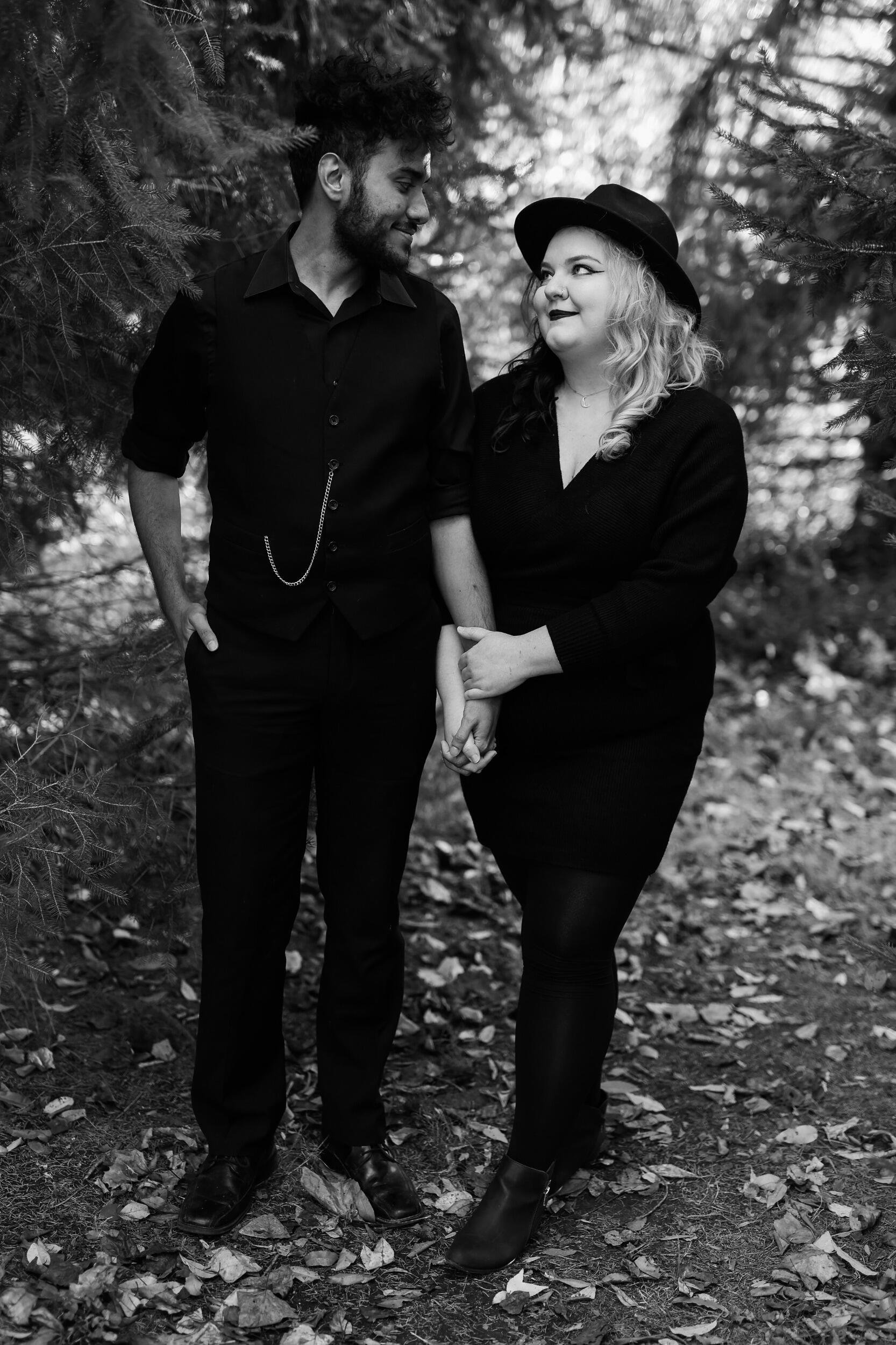 Dating for six months; our first tree farm mini session with Michelle Franzetti (who taught both of us at UK!)