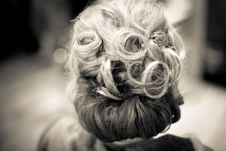 Banana Curl Updo