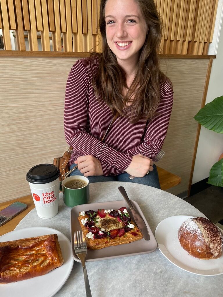 Fun coffee and patisserie date 