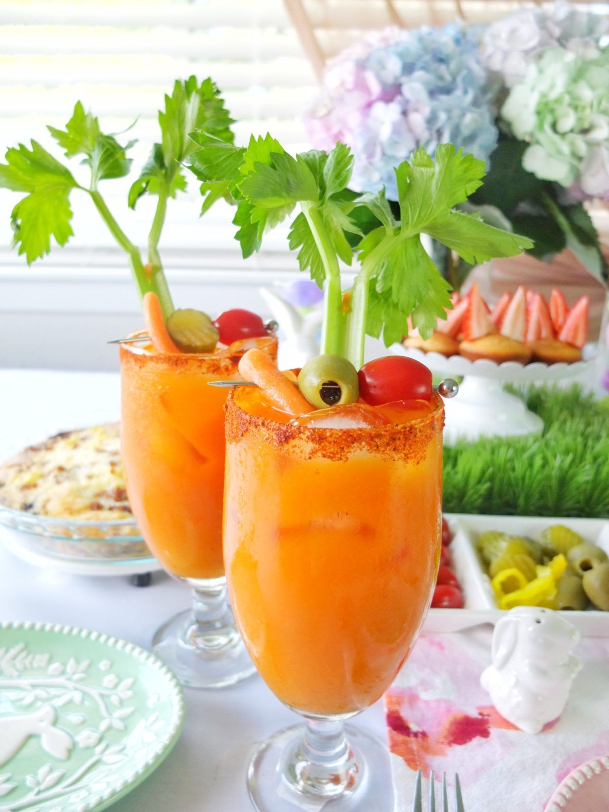 Easter Party Food Ideas - Bunny Marys