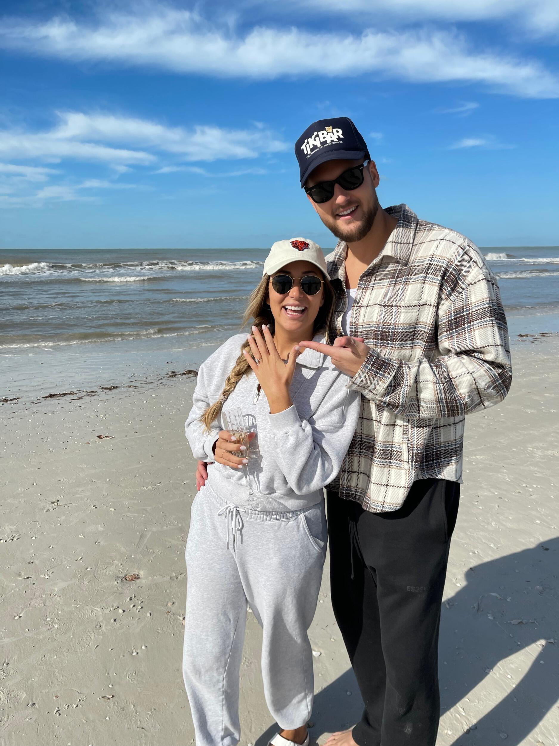 OUR BEST DAY YET! Jay popped the question and Linds said YES!!!! 
