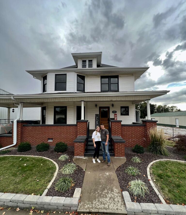 Michael and Vivian's first house together!