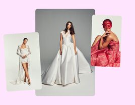 Monique Lhuilier 2027 Spring/Summer wedding dress collection collage