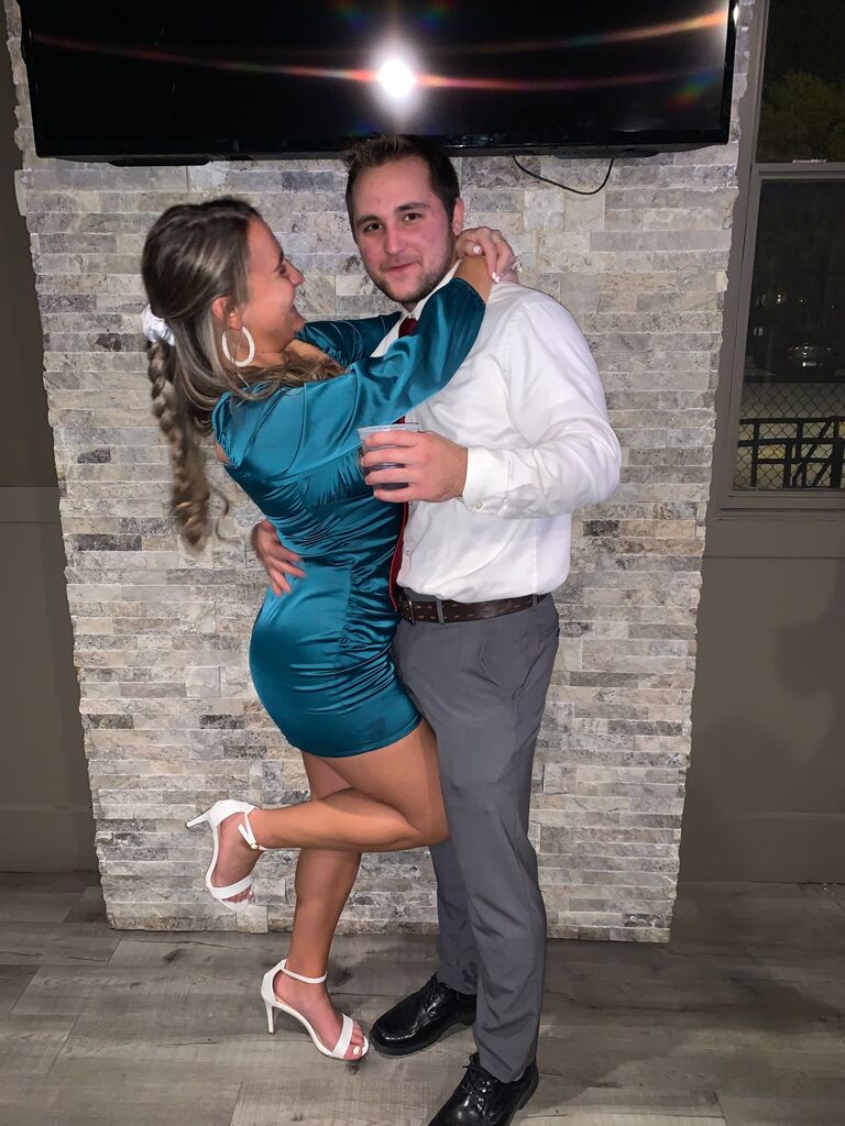 Date night! Semi-formal with Erik's fraternity. 