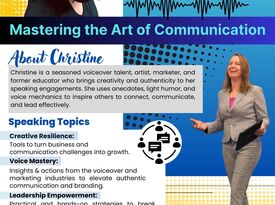 Christine Newberg: Voice and Communication - Motivational Speaker - Fort Lauderdale, FL - Hero Gallery 1