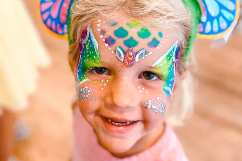 Face painting princess party ideas