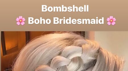 Blonde bombshell bridesmaids 🤍 Hair by