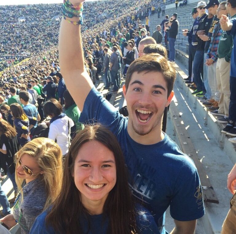 To think going to football games together would be the start