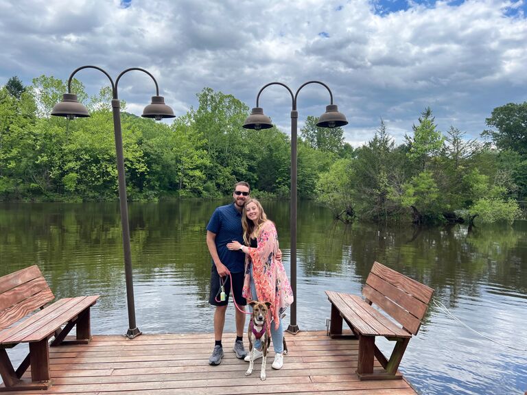 We love our little family and can’t wait to celebrate our love with all our closest friends and family on our wedding day.