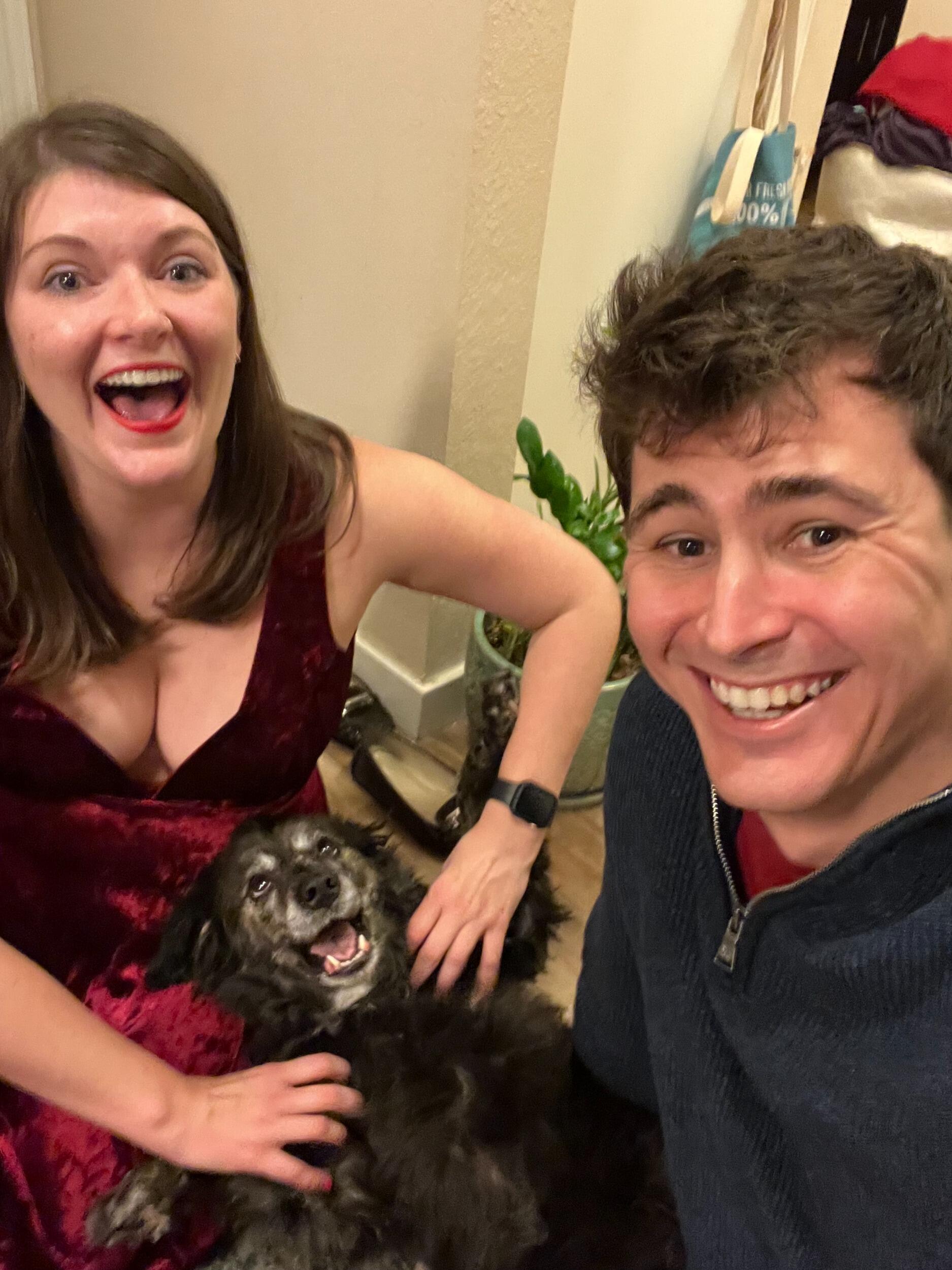 Our first Valentine's day together! With Miss Fiona Money May