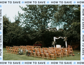 Outdoor small wedding venue, how to save money on wedding venue