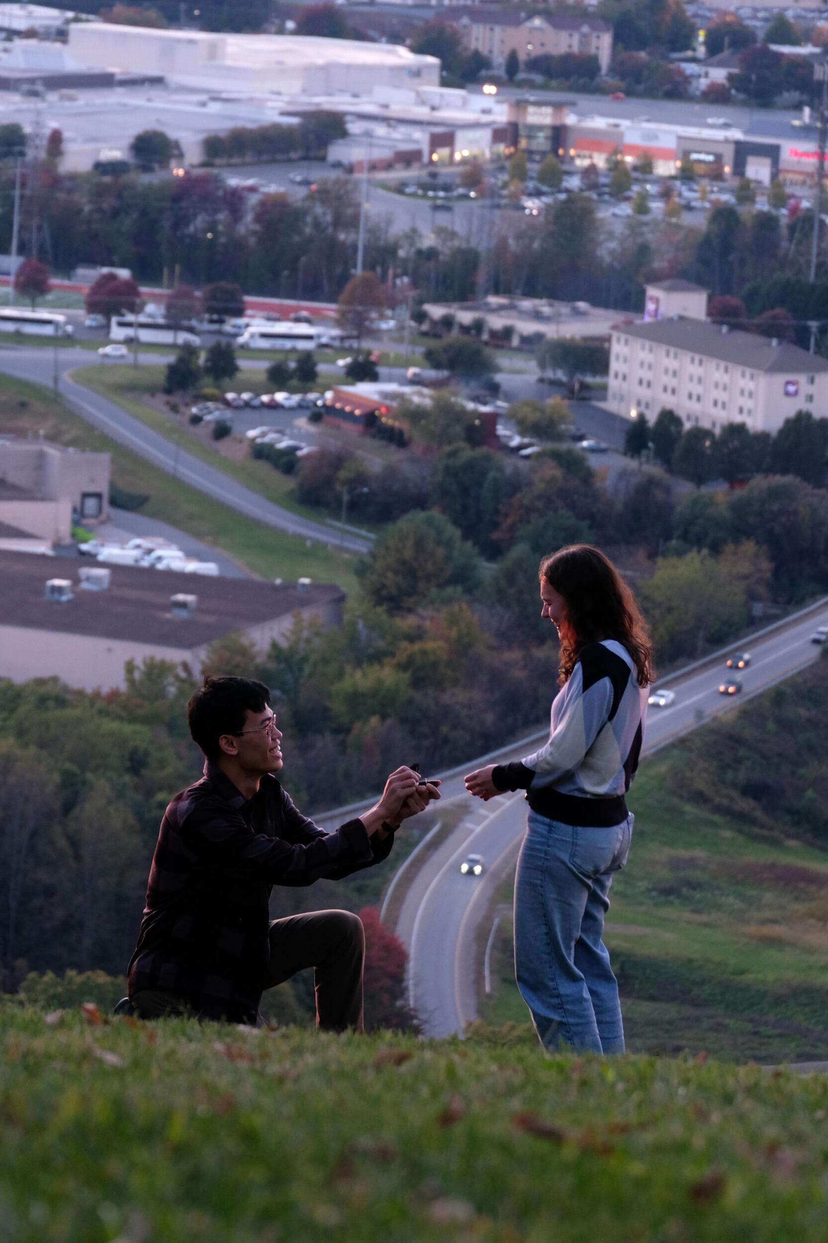 "Kristen, will you marry me?"