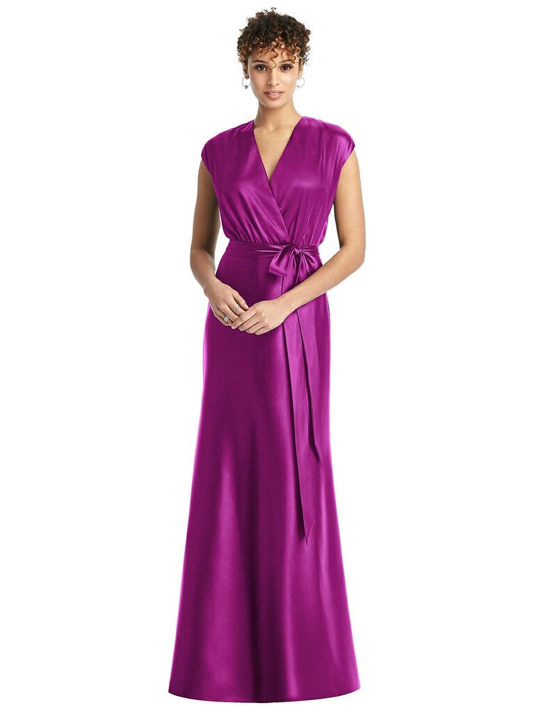 deep plum bridesmaid dresses