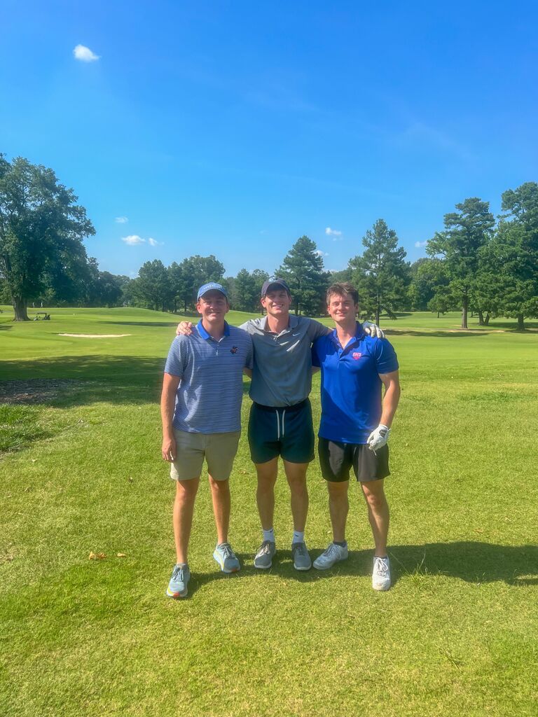 Hennelly golfing with Hays and Harry