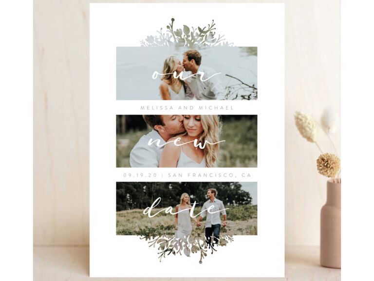 Wedding Postponement Card Minted