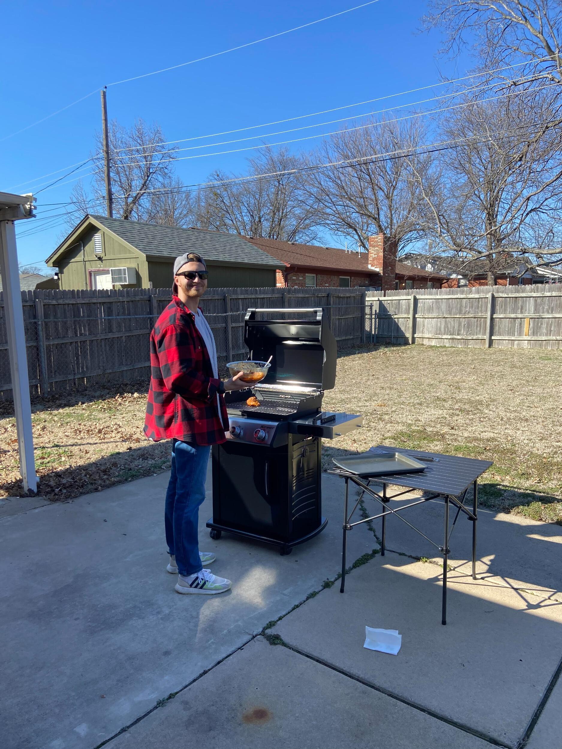February 2024, Megan and TJ moved into a house in Broken Arrow, OK together. Out of all the things to be excited about, the couple was most excited to finally have a GRILL!! 