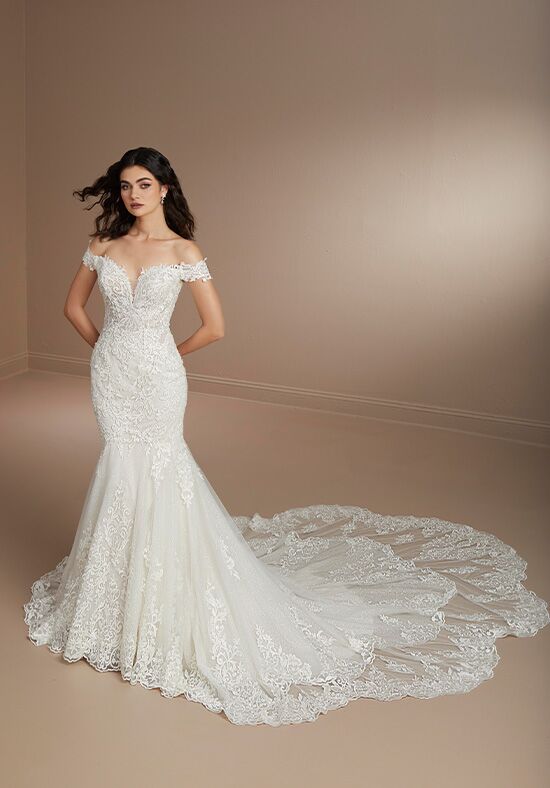 Christina Wu 15835 Detachable Straps Corset Bodice Wedding Gown