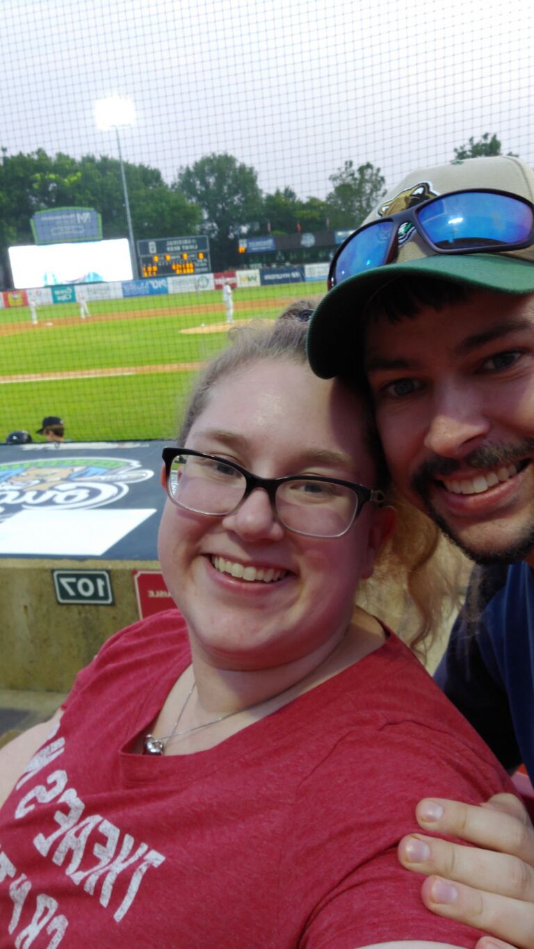 First Kane County Cougar game together