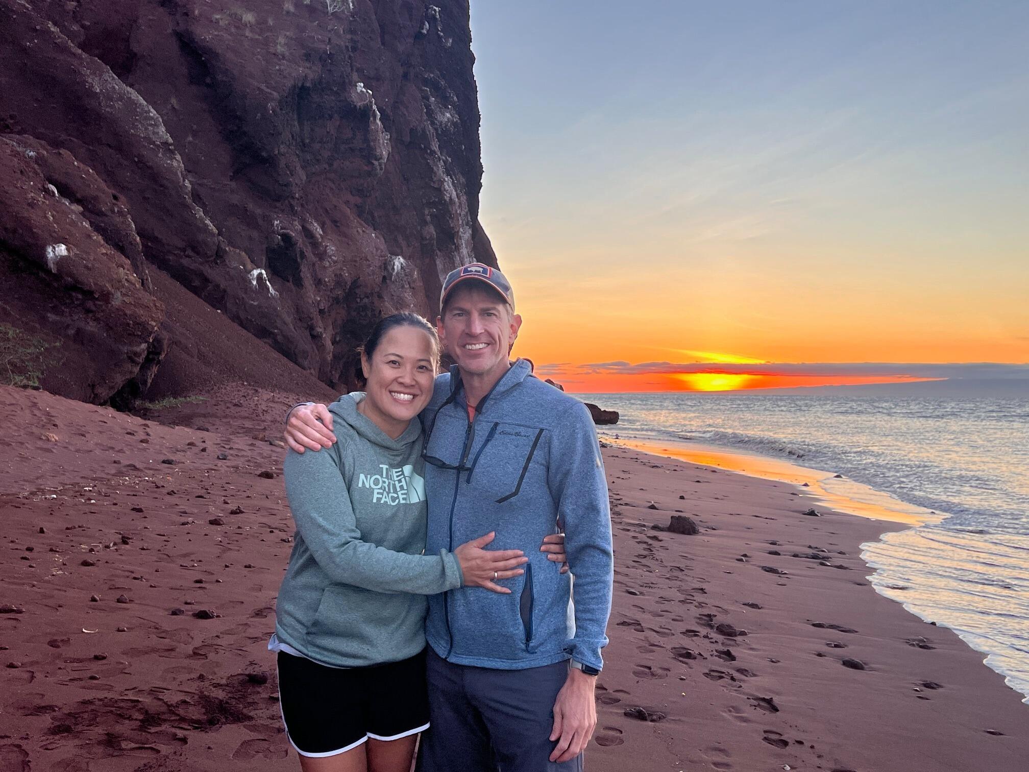 First international trip together to the Galapagos Islands. 