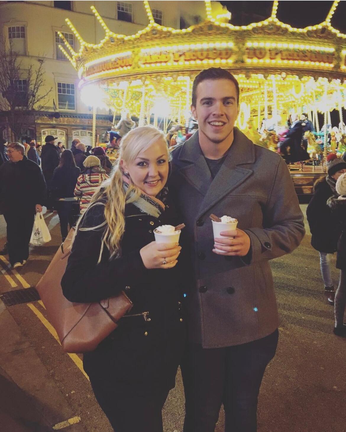 Our first photo together