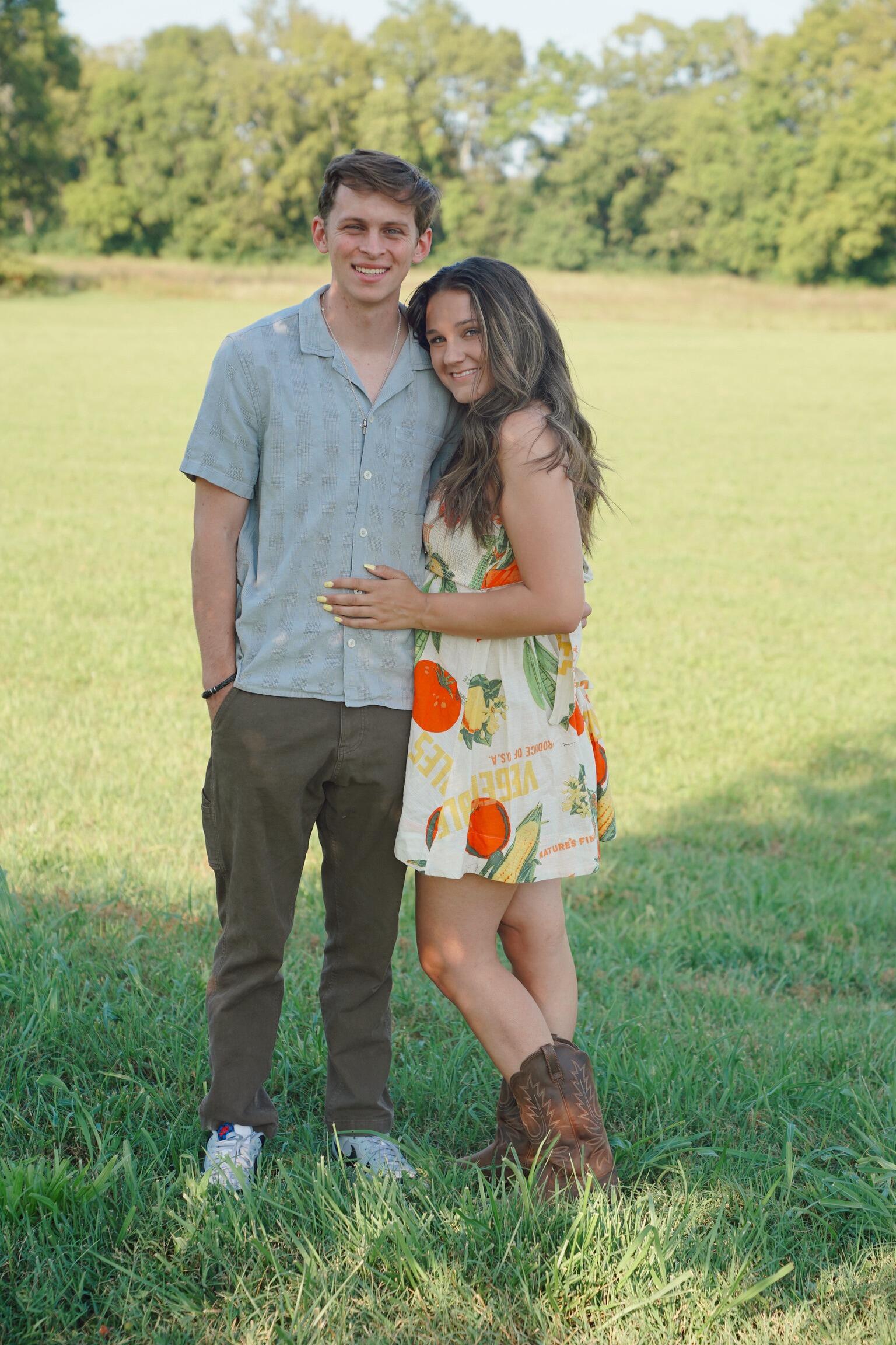They spent most of their college summers dating long distance after Brady and his family moved to Tennessee. They enjoyed hometown dates and exploring a new city together.