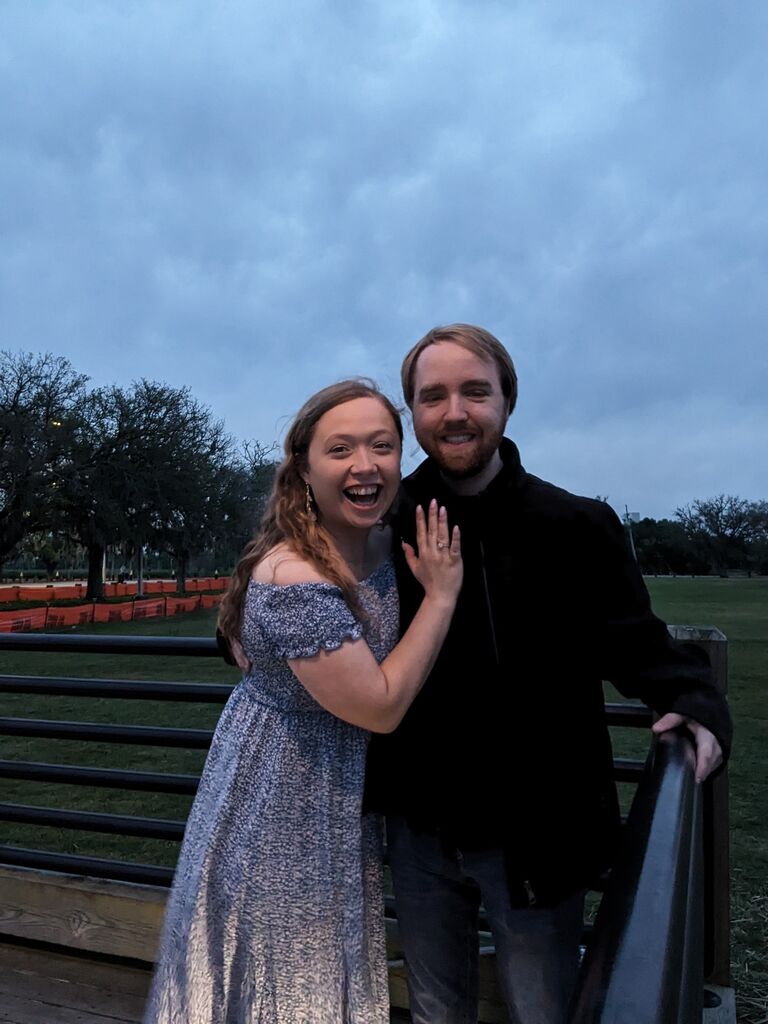 Benjamin proposed! Peyton was so excited even though she knew it was coming. 