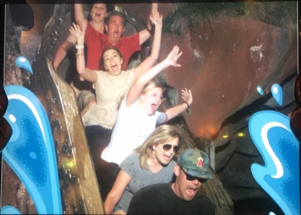 One of our many, many Disneyland trips together.