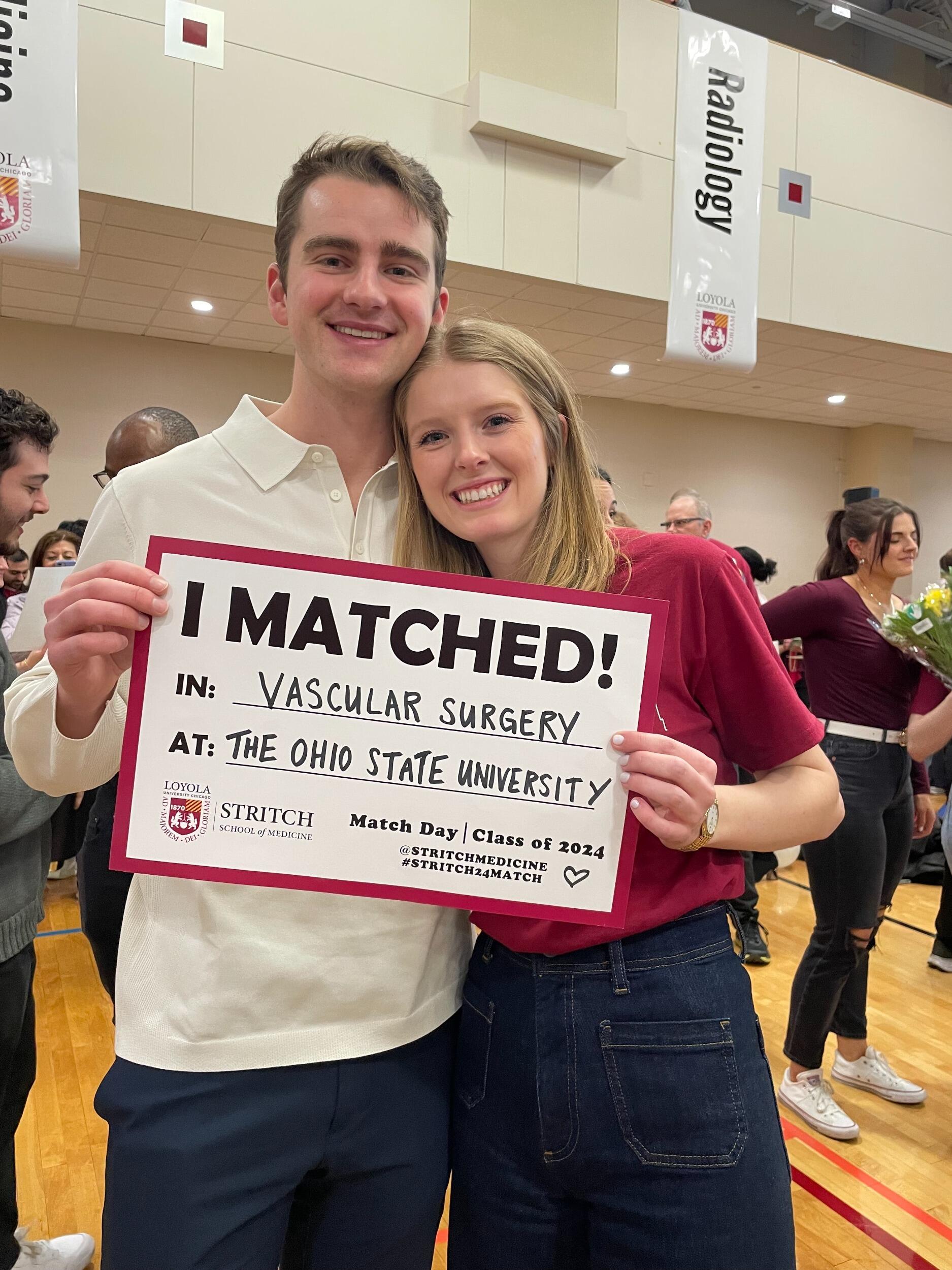 Match day! We found out we would be moving back to David's hometown. 