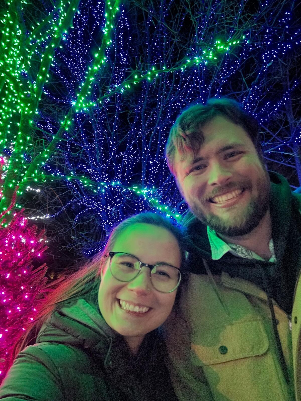 Christmas light walk