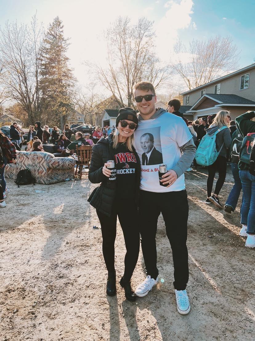 Ali spent a lot of time in River Falls hanging out with Alec & friends.