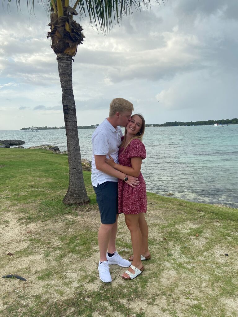 Trip to Jamaica and our first vacation abroad together.