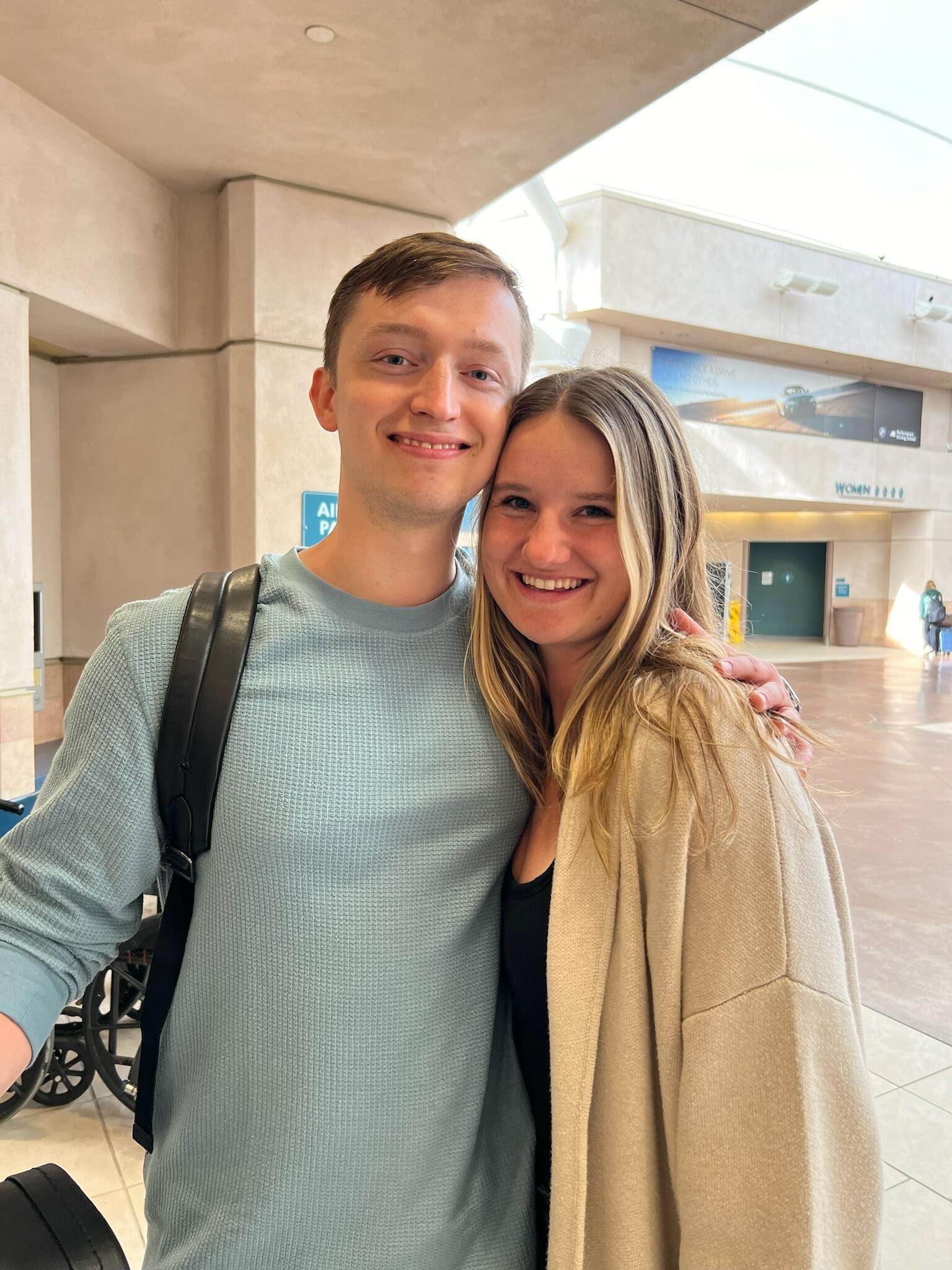 Traveling back from California after a wonderful Christmas break with family!