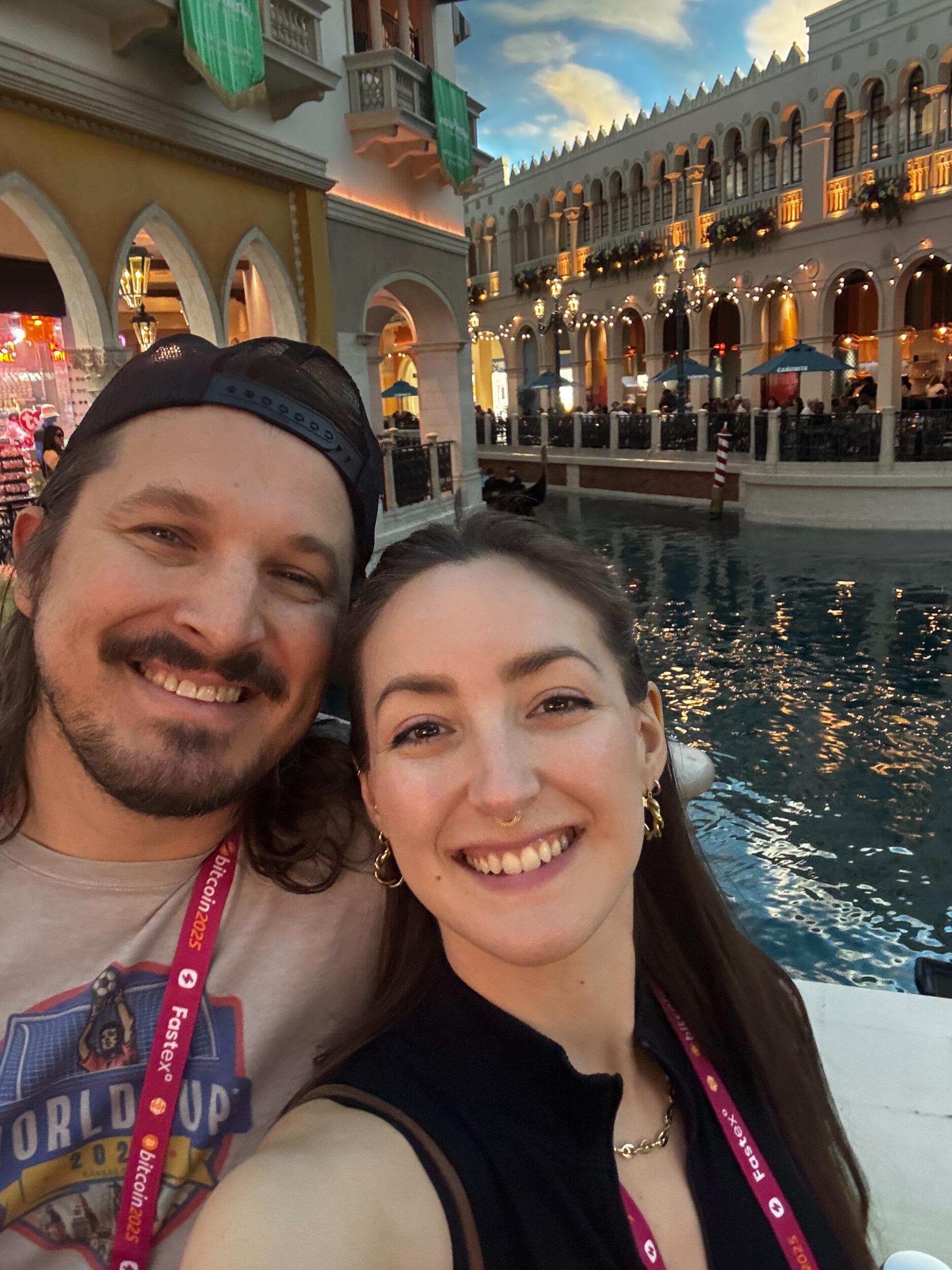 We had a great time getting lost in the casinos in Vegas together.