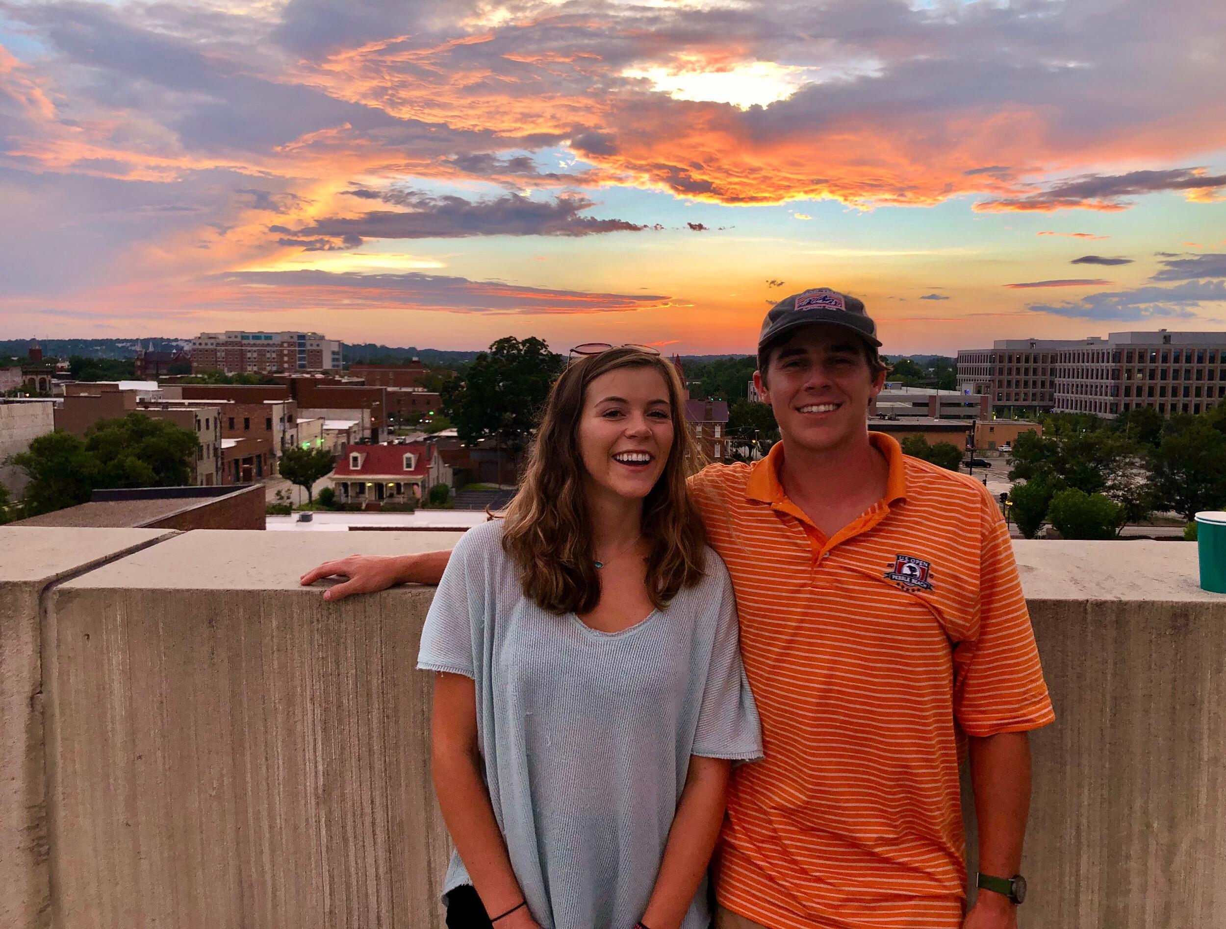 Summer rooftop nights together