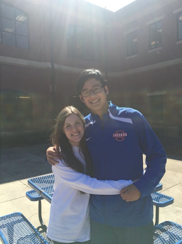Charlie and I met at Cedar Shoals High School in 2015 when I was a sophomore and he was a junior. Although we didn't date in high school, it is where our relationship began. 