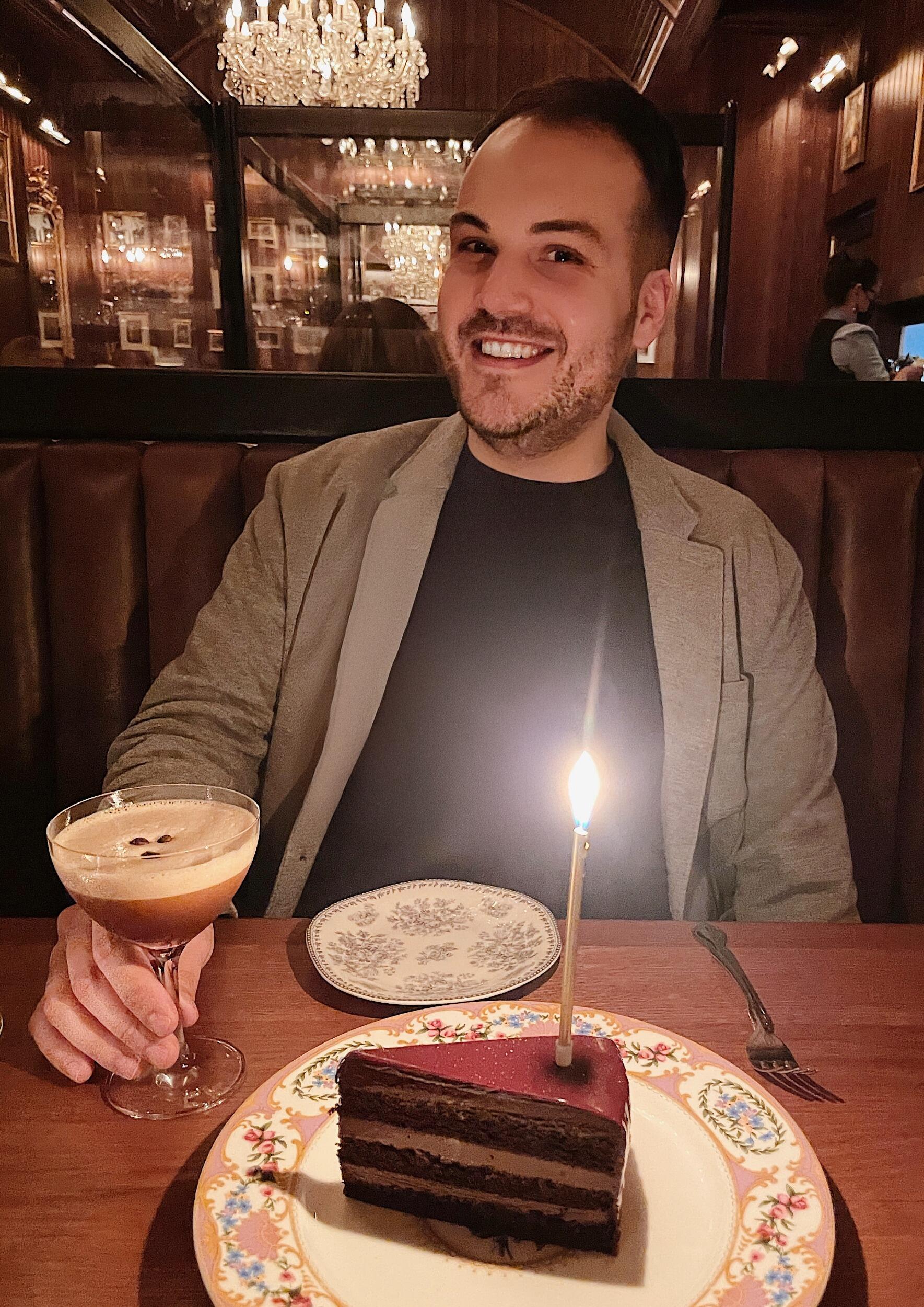 Celebrating Raymond's Birthday At Alpen Rose Which Will Soon Become One Of Our Favorite Restaurant's In Philadelphia.