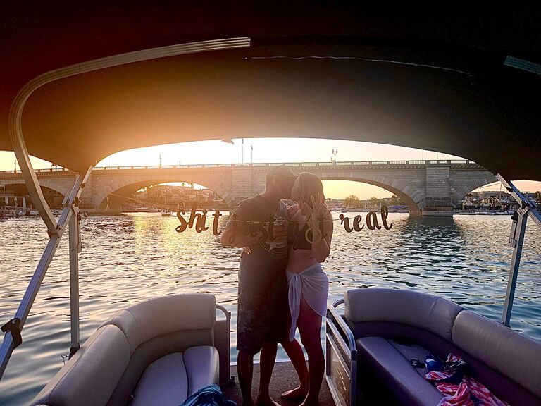 SURPRISE! 
The day we got engaged has got to be our favorite moment so far but with so many memories, it's really impossible to sum up how much our love has changed our life paths. Thankful, grateful, and blessed because of all of it!