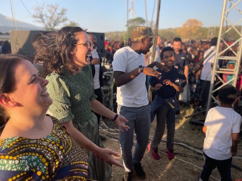 We met on a SHINE missions trip to Mwanza, Tanzania where we were spreading the good news of Jesus to the people there.