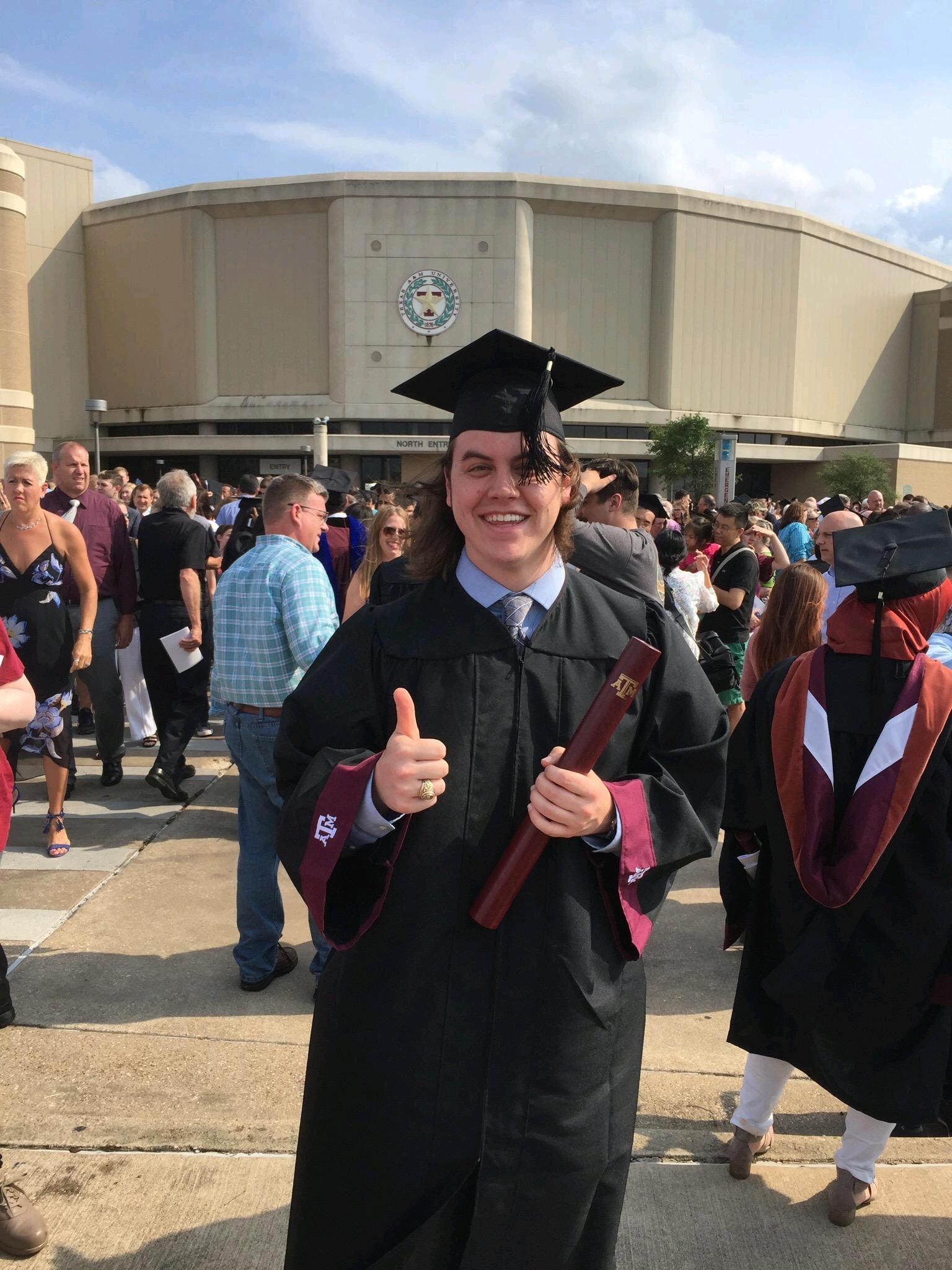 Boyce graduates from A&M and moves to Austin
