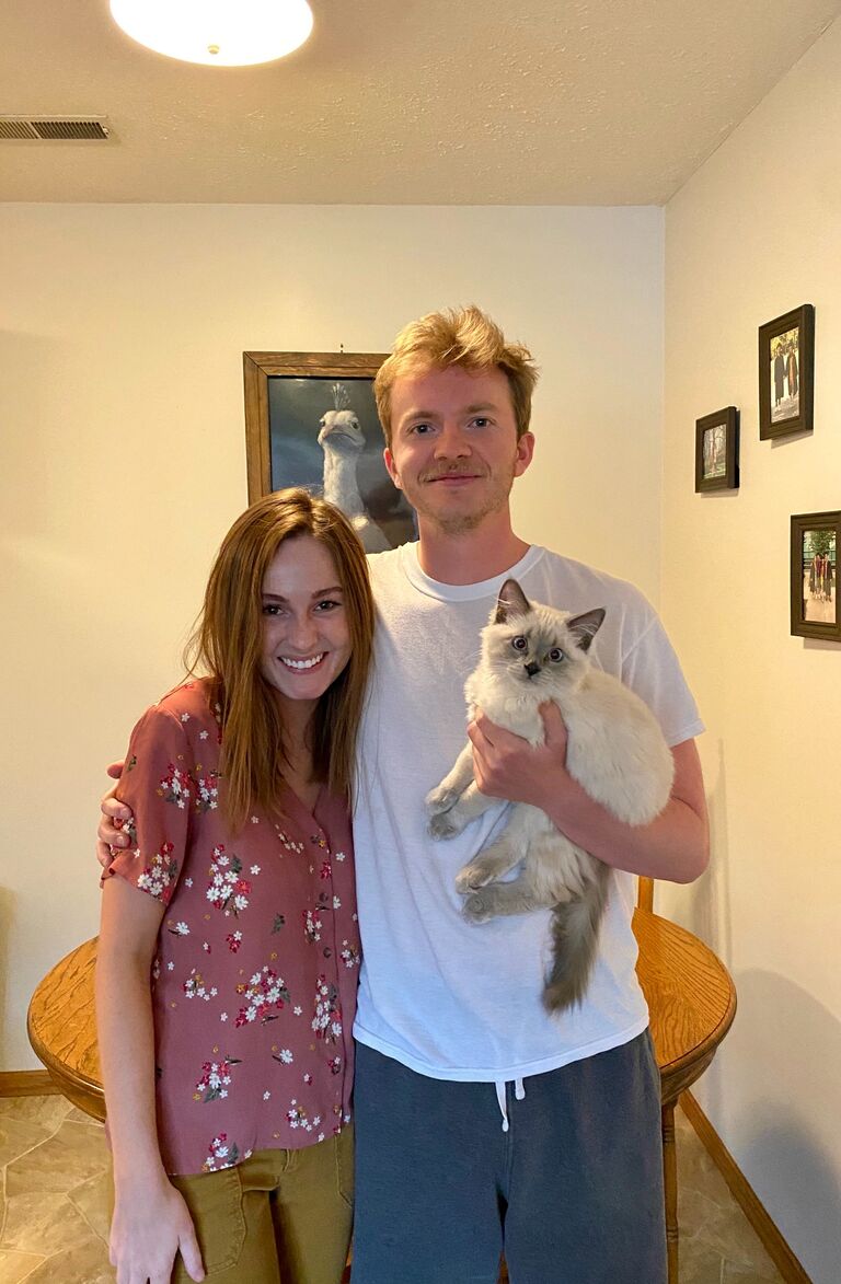 First family photo with Ripley