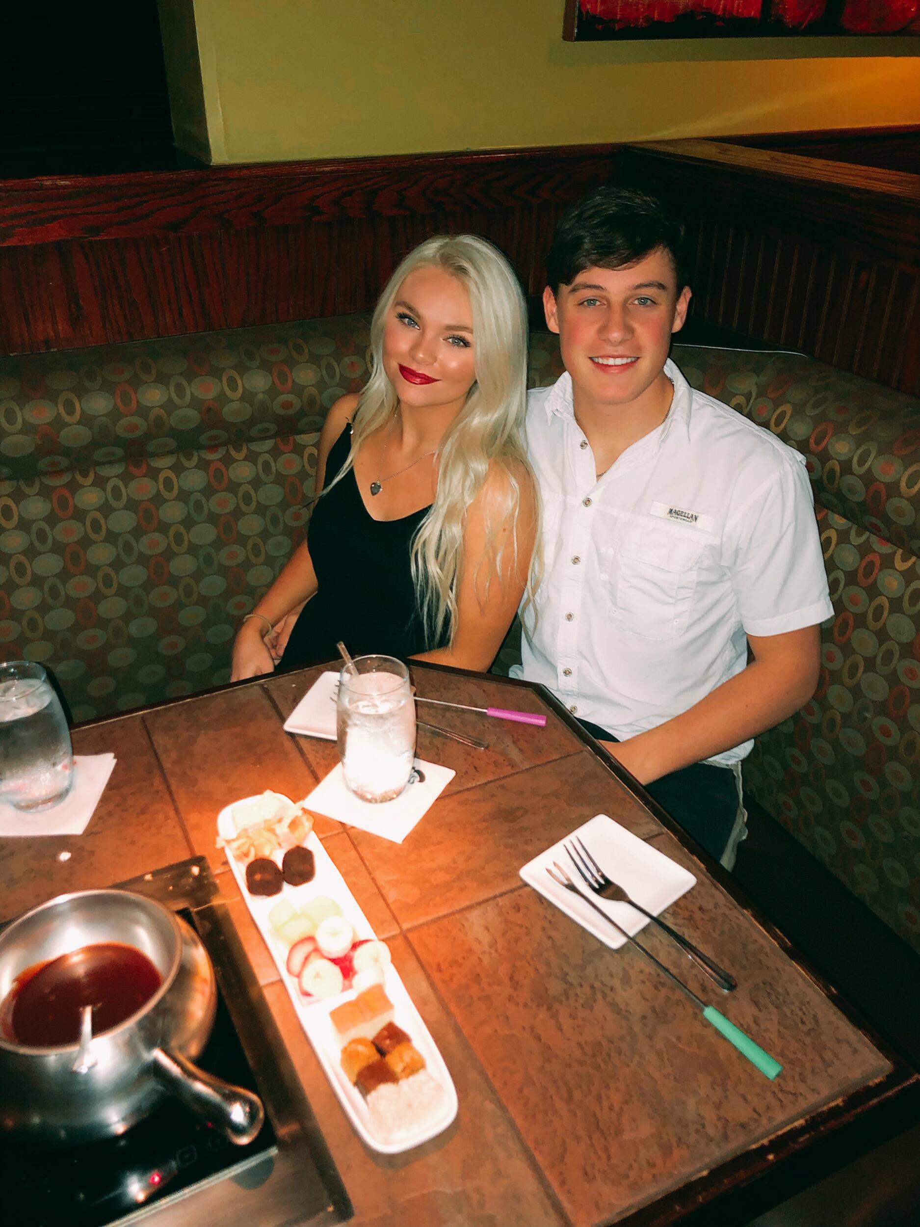1st year anniversary dinner at The Melting Pot in Houston!