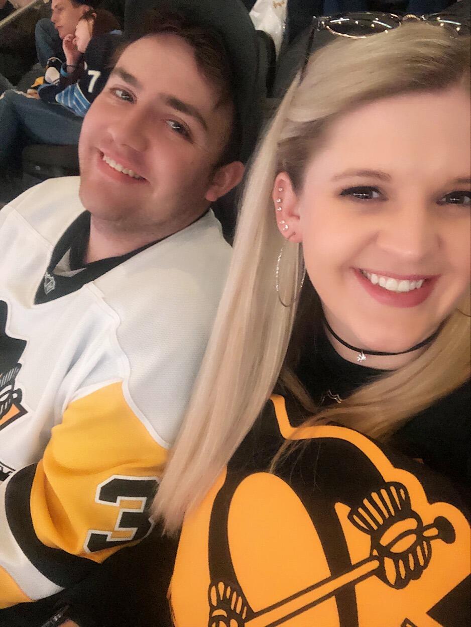 Pens game versus the Flyers
