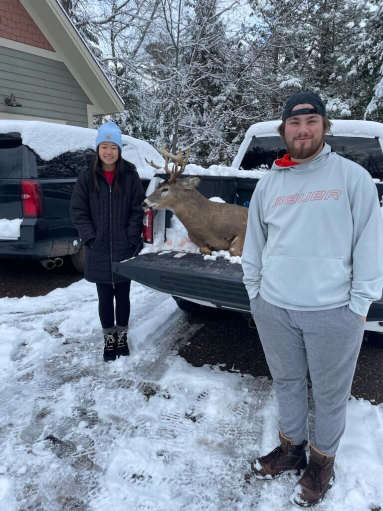 Wyatt shot his first buck!