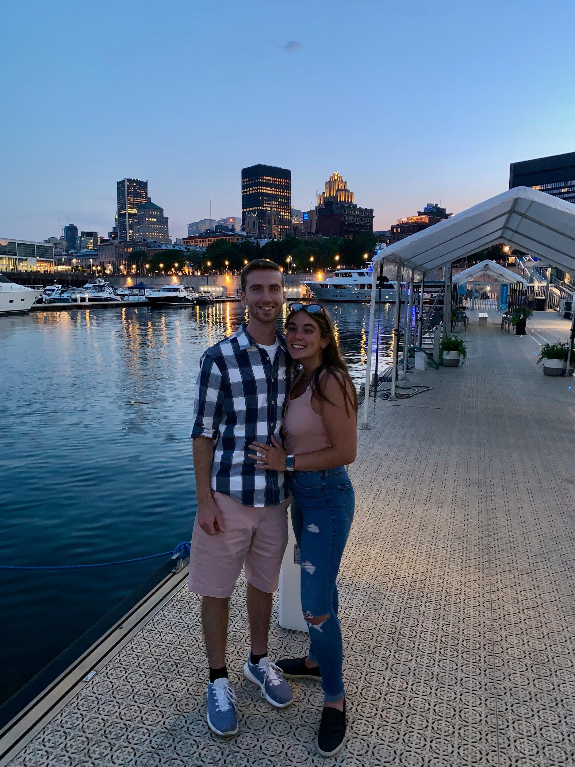 Impromptu trip to Canada (booked the day before) - this is when we knew we were both spontaneous and even more perfect for eachother! 