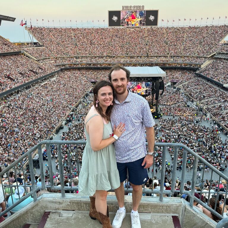 George Strait concert and first time together at Kyle Field