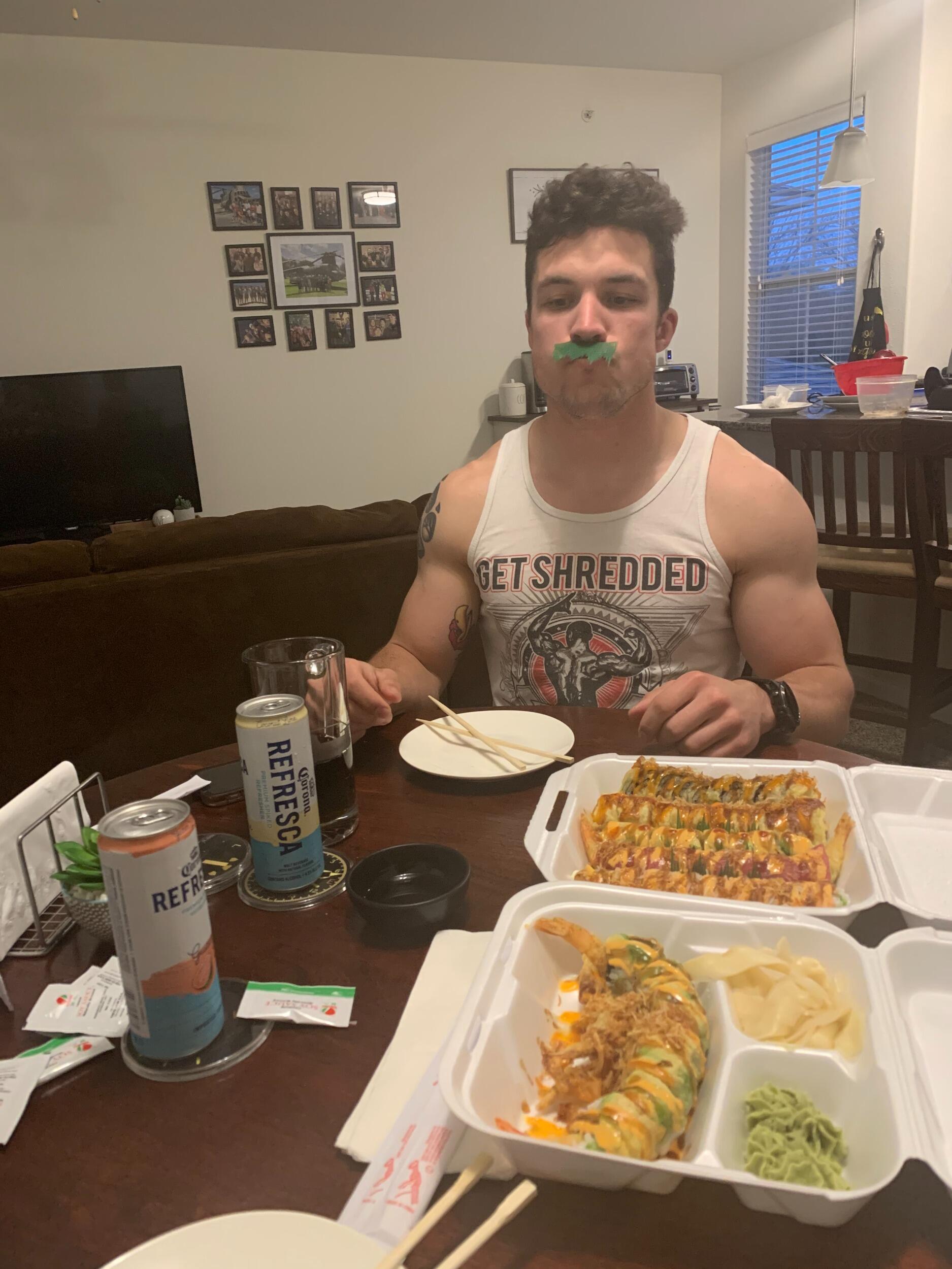 5th Year Anniversary during COVID so we got sushi takeout