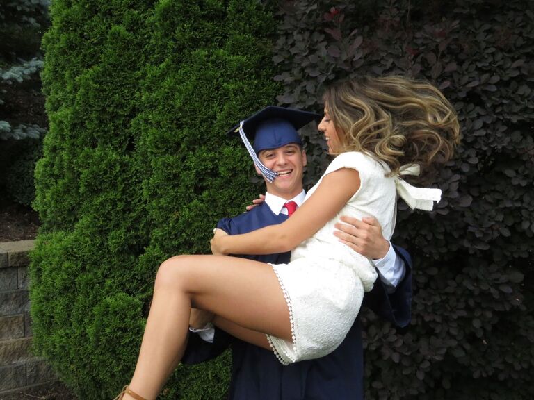 2018 was a fun year for us! Mitch graduated high school & started college at Saint Vincent (which was going to make it easier to see one another) so we were excited! 
