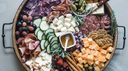 The Butcher, The Baker, The Cheese Board Maker - This board is a true  beauty. The beautiful heart shaped board from @cplusbwood is packed with  pistachios, cucumber, beet crackers, prosciutto wrapped mozzarella