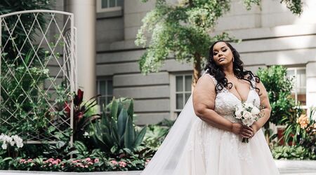 Curvaceous Couture Bridal featuring plus size samples